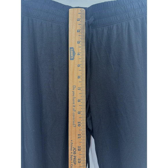 PJ Salvage Women's Basic Open Leg Lounge Pants Black Size Medium W/tag *READ - Picture 7 of 13